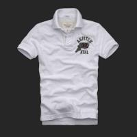 heren abercrombie and fitch korte polo t-shirt wit 33 Voor Prijs Laag iknhx236